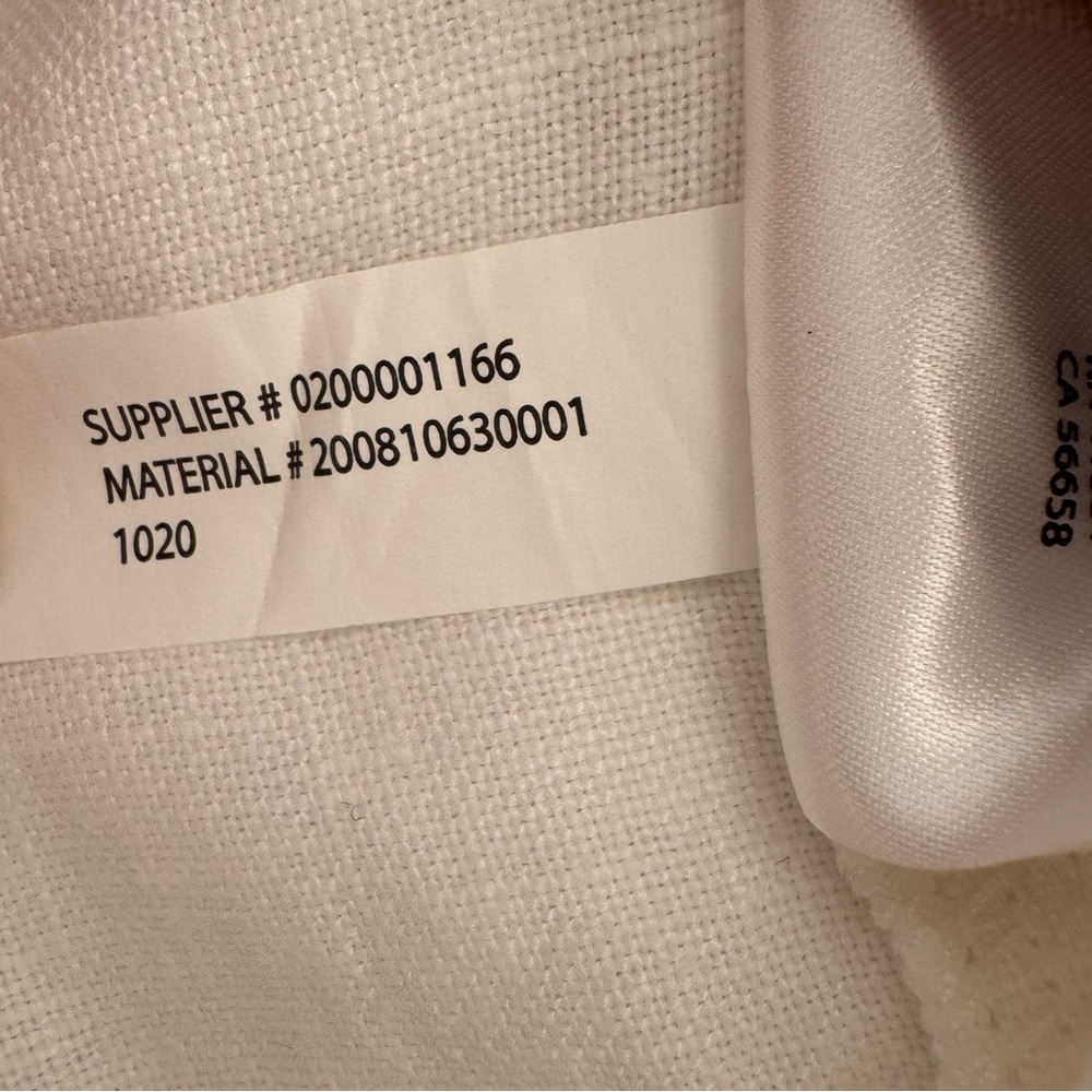 Lauren Ralph Lauren Linen Cropped Pants White High Rise Suggested Size 14 - Picture 6 of 8
